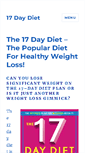 Mobile Screenshot of 17-daydietplan.com